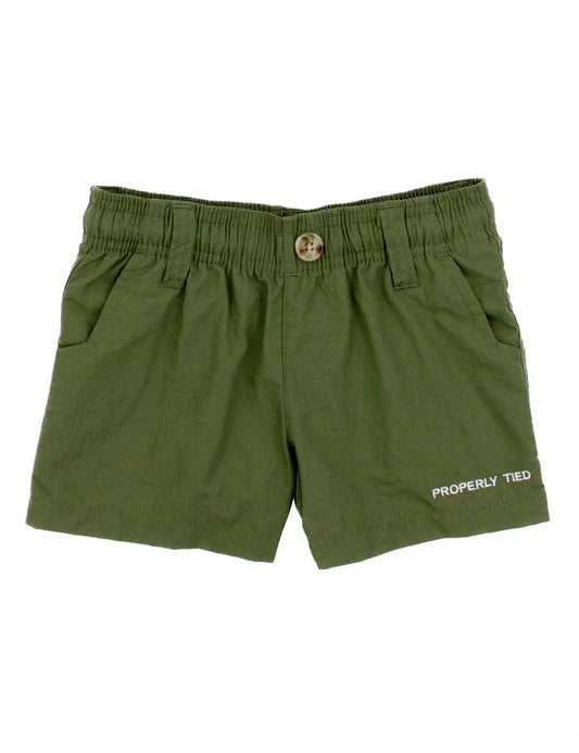 Properly Tied Mallard Shorts - Olive