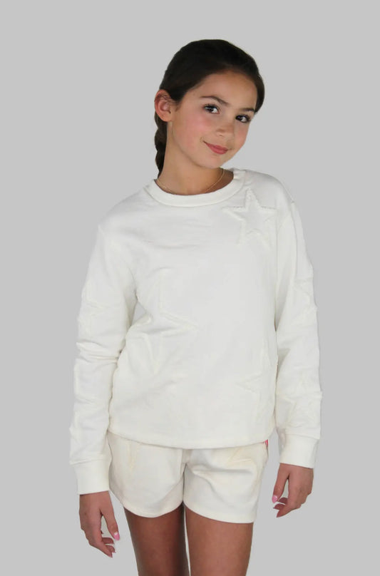 Tween Girls Sweatshirt with Stars