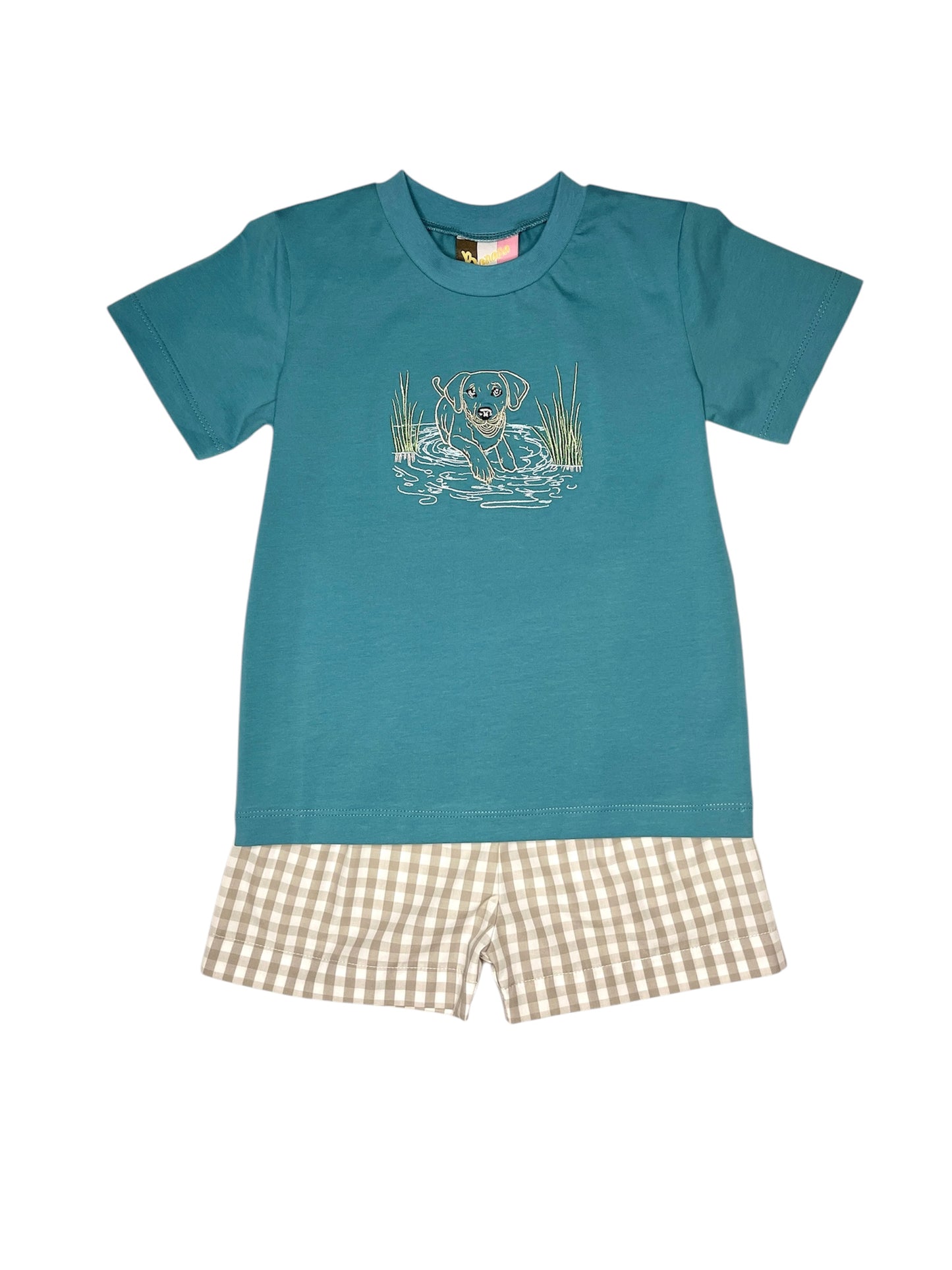 Swimming Pup Boys Short Set