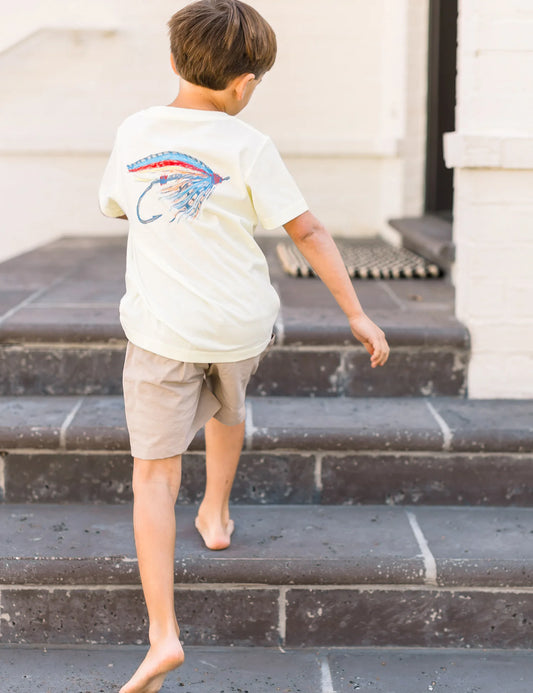 Boys Let It Fly Tee - Light Yellow