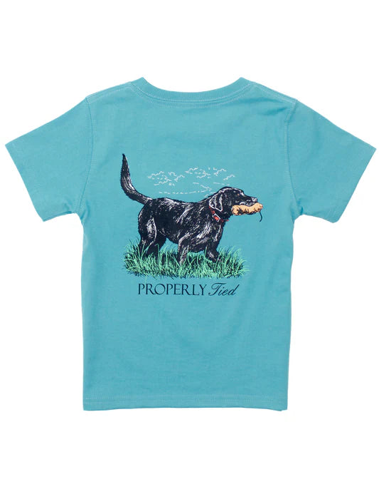 Properly Tied Boys Training Day Tee - Emerald