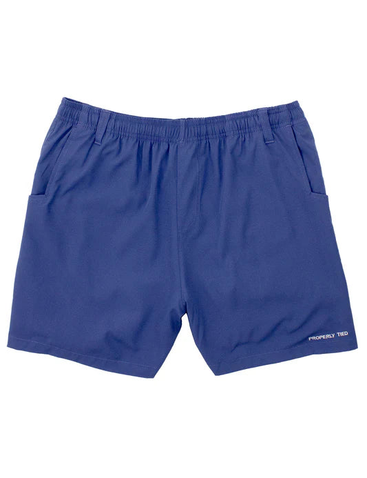 Properly Tied Boys Pintail Short - Washed Navy