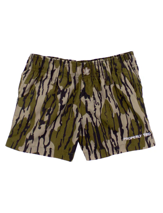 Properly Tied Boys Mallard Short Mossy Oak Bottomland