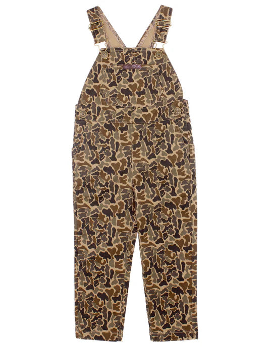 Properly Tied - Boys Harvest Overalls Vintage Camo