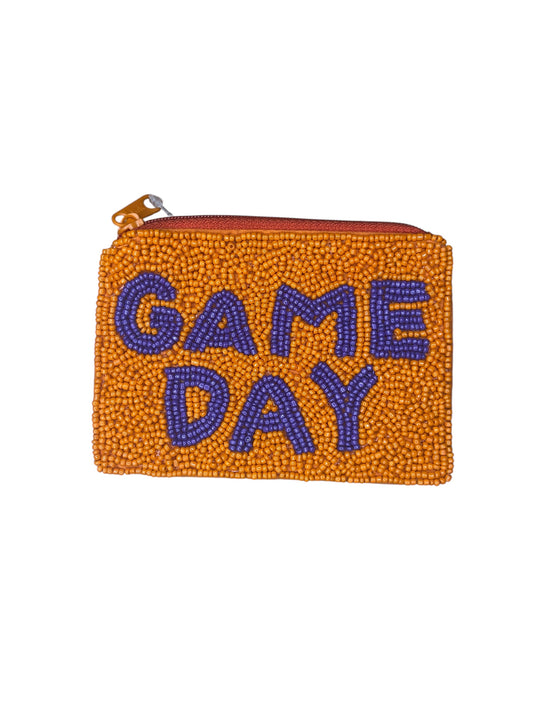 Beaded Game Day Coin purse