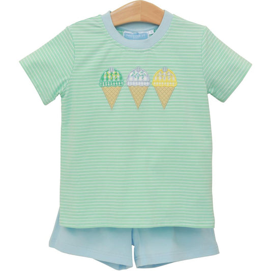 Triple Scoop Short Set