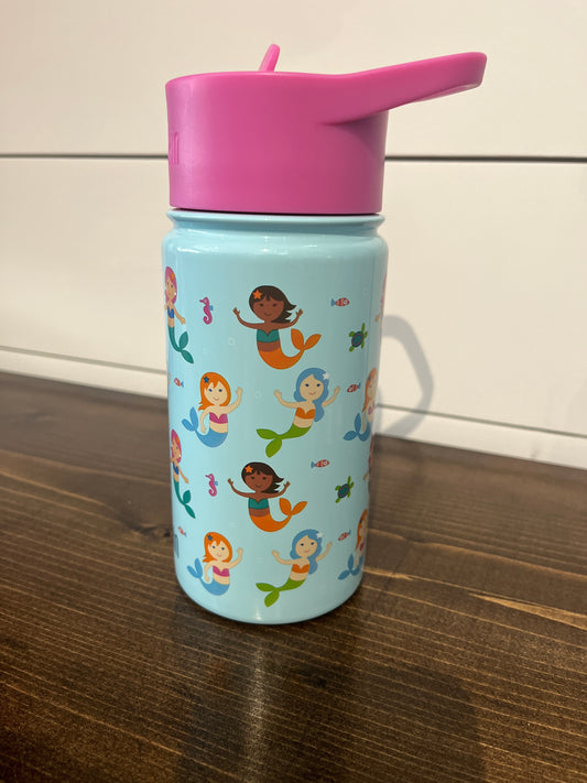 Mermaids 14 oz. stainless steel water bottle