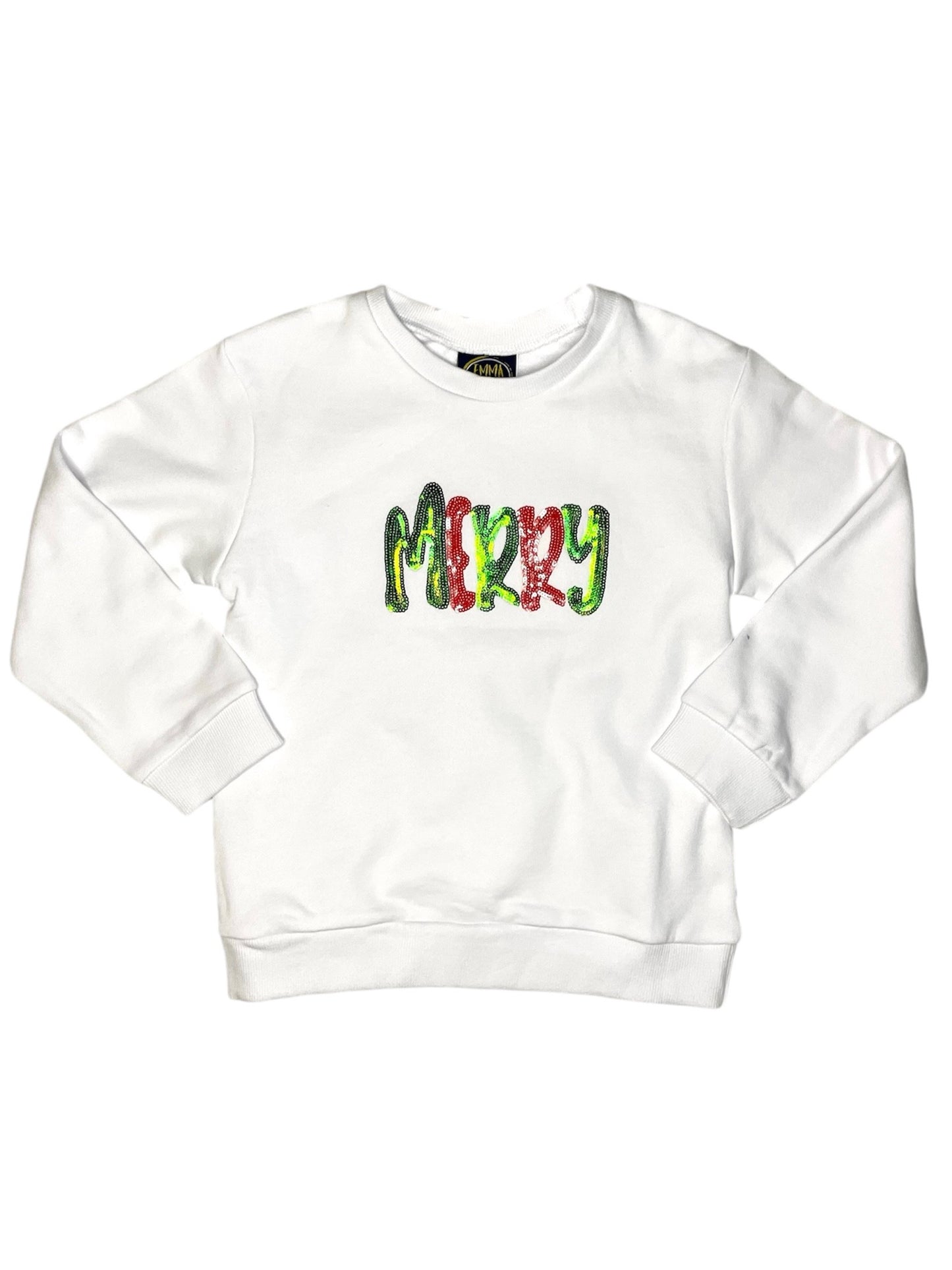 Merry Sequin Sweatshirt