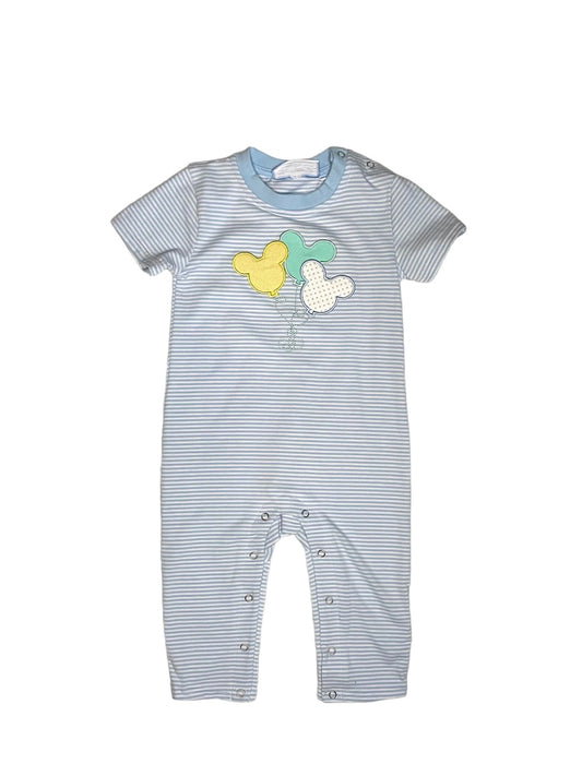 Boys Mouse Balloon Applique'Romper