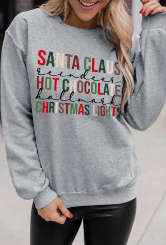 Ladies Christmas Sweatshirt